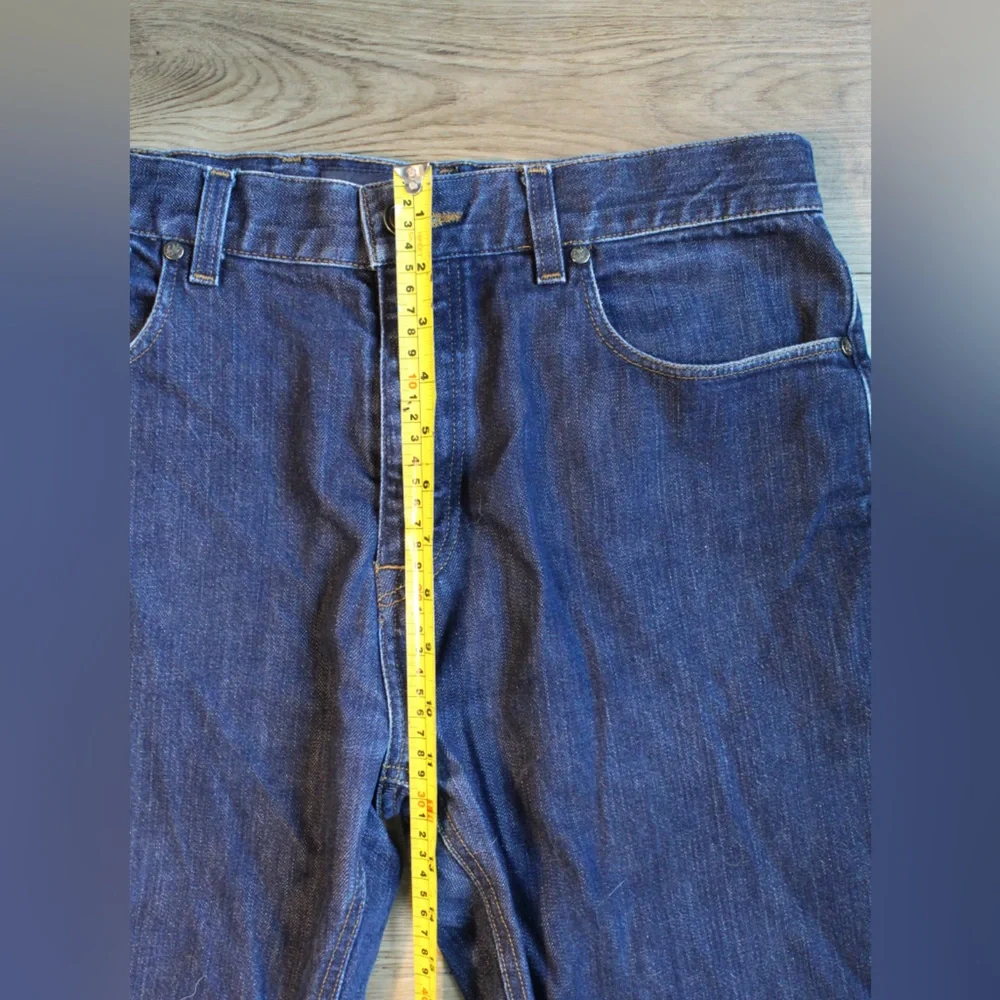 Hart Schaffner Marx Men’s Jeans Dark Indigo Straight Leg Denim Size 36x30 - Picture 5 of 8
